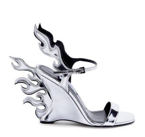thescorpiosfinest - prada flame wedge heels s/s 2012