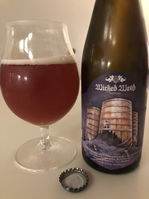 thedaily-beer:Wicked Weed’s Brettaberry (Picked up at KOP Beer...