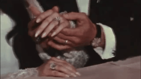shamilaxz - Priscilla Presley showing off her wedding ring from...