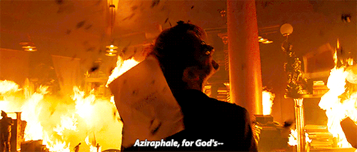 olympain:Crowley had lost Aziraphale, and the world was ending...