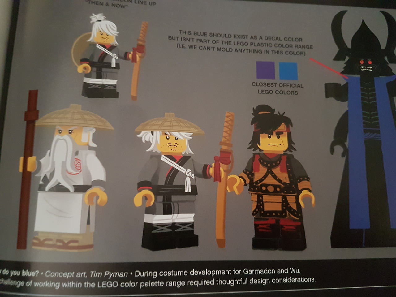 Young Wu and Garmadon concept designs in the LEGO... | The Ninja Guy