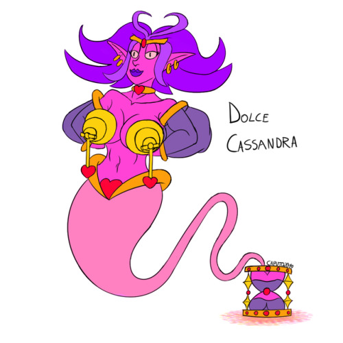 Concept art of Dolce Cassandra. Need to cheat, fight again the...