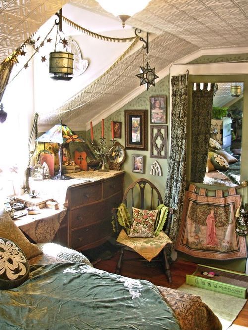 bohemian bedroom  on Tumblr 