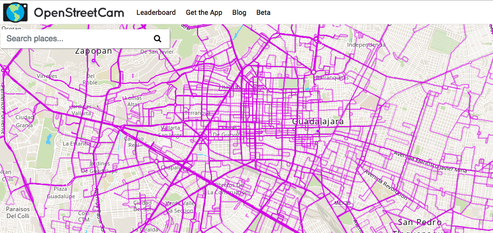 Guadalajara with OpenStreetCam