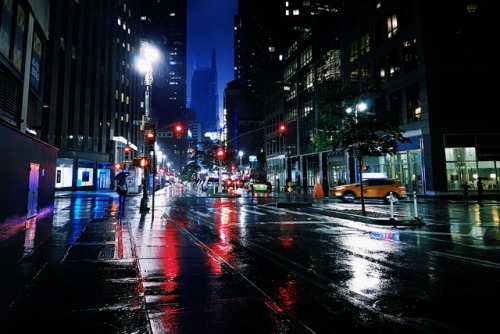greemuel - Three different rainy nights in New York.  / ...
