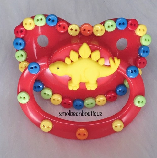 smolbeanboutique - Dino Button Nuk 6 pacifiers   AVAILABLE...