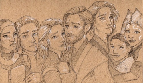 spectral-musette - Obi-Wan and Satine ship week Day 5 - Friends...