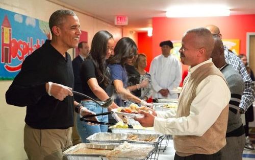 thetrippytrip - Yesterday, President Obama fed veterans &...