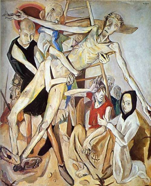 expressionism-art - The Descent from the Cross, Max...