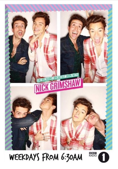harrystylesdaily - bbcradio1 - InstaGrim Booth with @harrystyles...