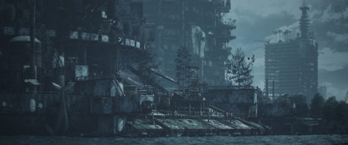 rhubarbes - ArtStation - City on the water. Post-apocalypse, by...