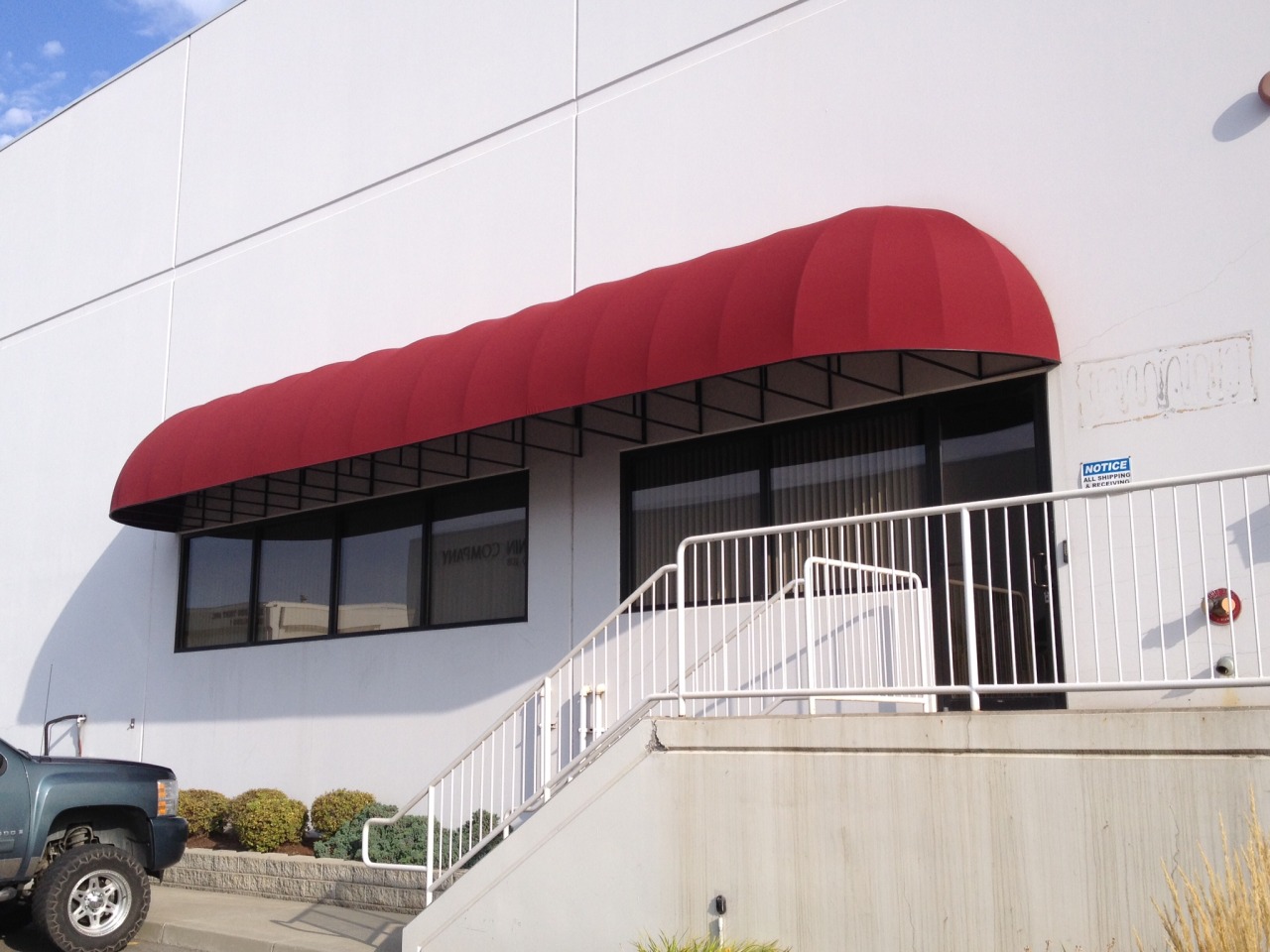 Vestsis Systems Inc Commercial Awnings Fabric Awning Recover For