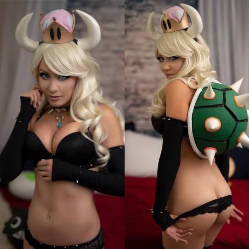 steam-and-pleasure - @K8sarkissian as Bowsette cosplay