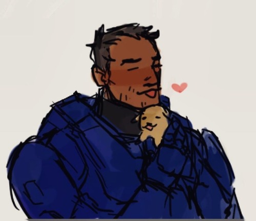 gayboose - super scribbly doodle of caboose with a friend….