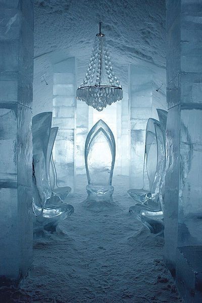 An ice heaven waits for us.
Ice statues in paradise.
A party in the dark night.
I refuse to run from fright.
Guests twirl around the dance floor.
I can take this anymore.
No melting until the sun shines bright.
For now, I must halt my morning...