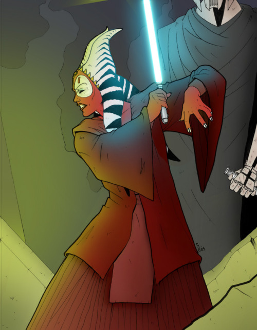 togrutas - Shaak Ti, behind you by forcecrush