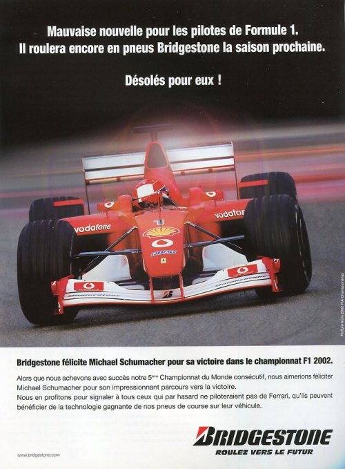 frenchcurious - Publicité Bridgestone - Automobiles Classiques...
