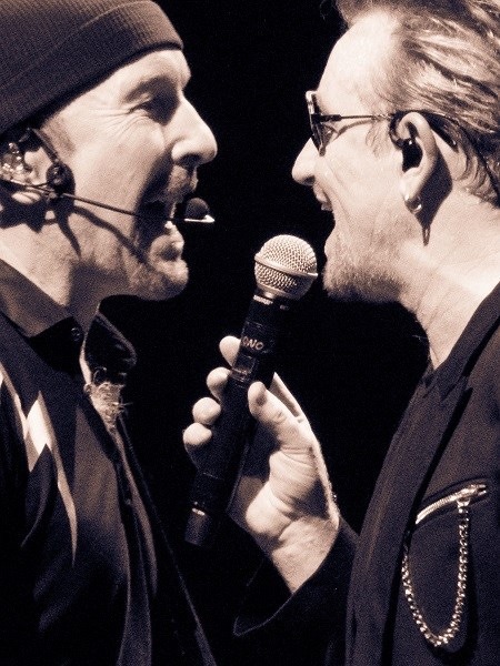 likeamadonnau2 - Bono and Edge at U2 show in Dublin 23 Nov 2015...