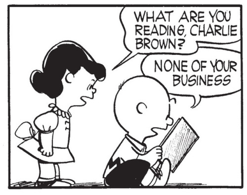 gameraboy1 - None of Your Business.Peanuts, April 15, 1954