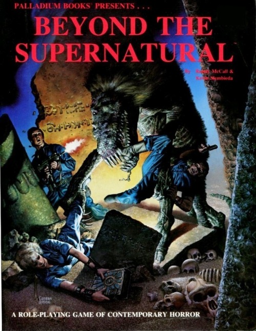 rpgcovers - Beyond the Supernatural (first edition) ~ Palladium...