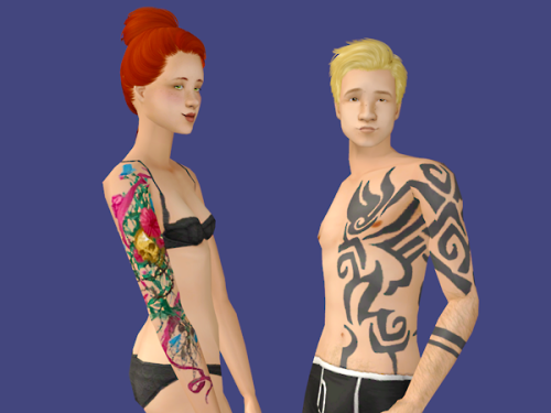 fríða náttin er ein eimur  Sims 4 tattoos Sims 4 clothing Sims mods