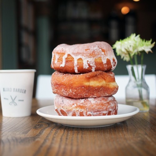 blindbarber:We’ll take any excuse to eat donuts all day long....