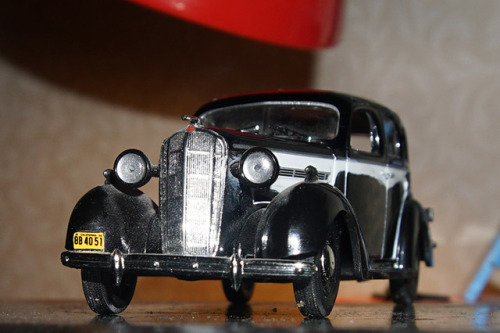 just got myself a diecast Wandering Trixie’s car, a ‘36 Buick...