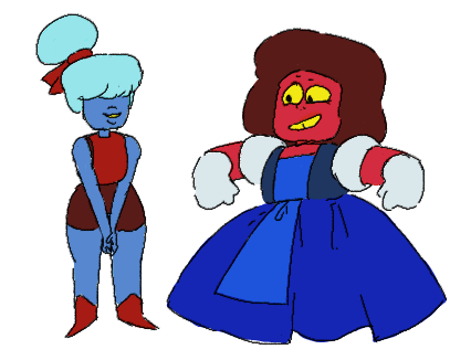 Anonymous said: Do u watch su? Can’t remember. Anyway can I have some rupphire?? Preferably an outfit swap Answer: you must be new here anon, back in the day i drew exclusively su also here you go