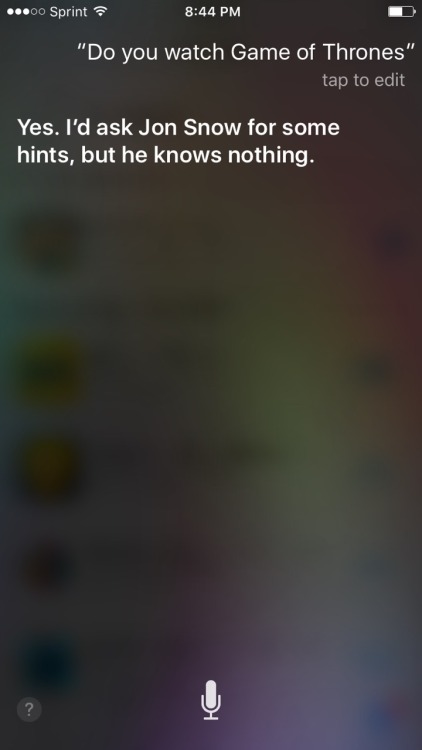 plaidshirtdayssandnightss - When you ask Siri is she watches...