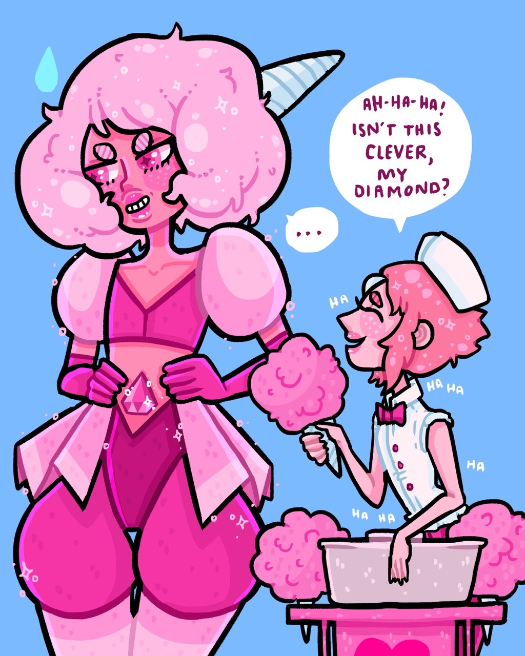 my headcanon is that pearl comes up with super dorky ideas for halloween costumes and everyone kind of just…. puts up with it