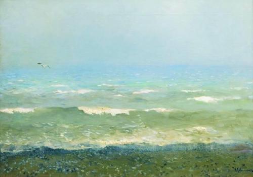 Mediterranean Seacoast, Isaac LevitanMedium - oil,canvas
