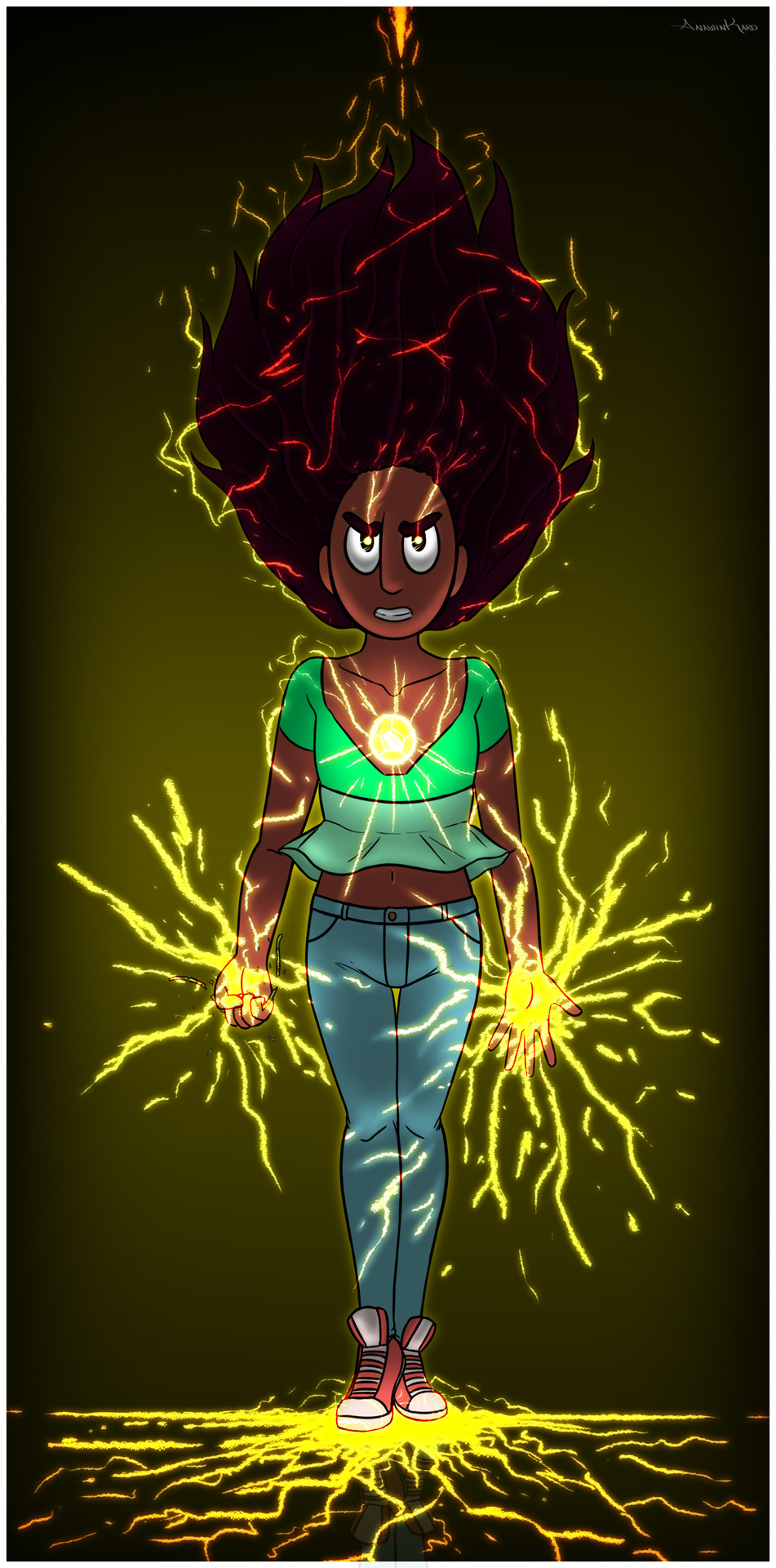 Electric Connie Another Connie Swap AU drawing. I love her so much! @connieswap