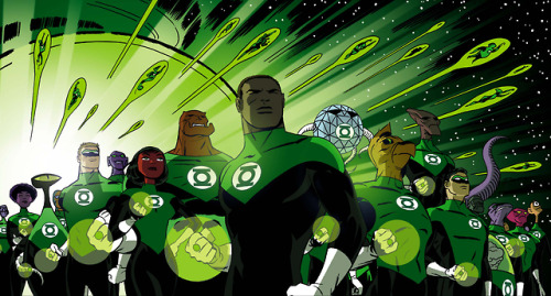 spaceshiprocket - Green Lantern Corps by Darwyn Cooke