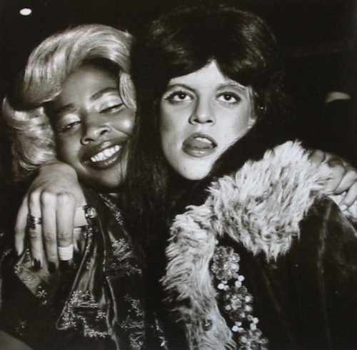 Two Drag Queens Mugging, Halloween, 1978. Currently on view at...
