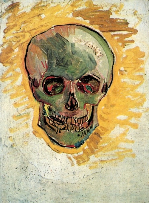 artist-vangogh:Skull, Vincent van GoghMedium:...
