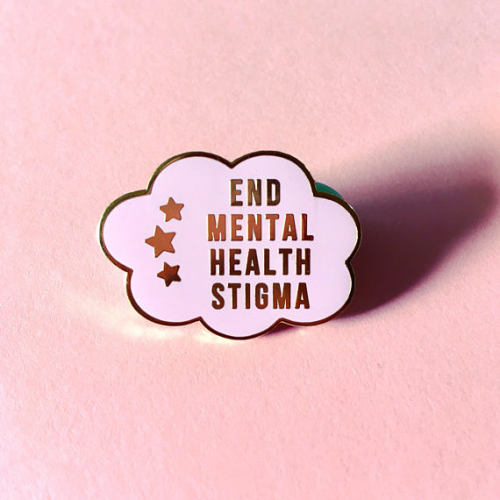 littlealienproducts - End Mental Health Stigma Pin...