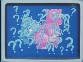 Professor Oak did you really just spend all morning making this crappy Powerpoint of a Slowbro with question marks all over it?
