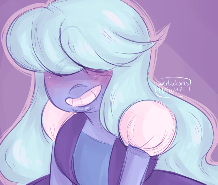 sapphire doodle I did to design a new (more readable) signature and try outtin it on something :P