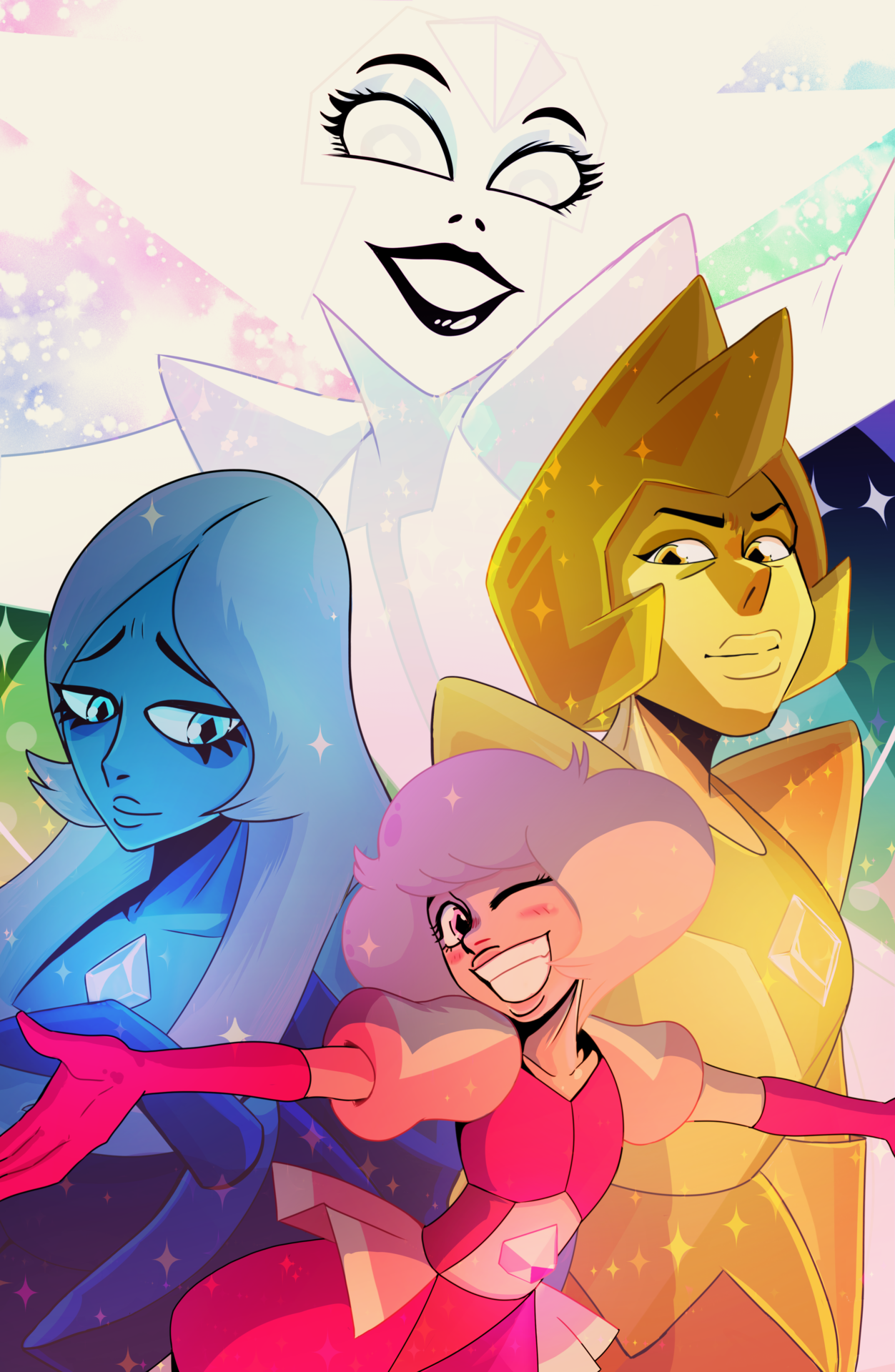 My Steven Universe Prints that I secretly work for FanExpo 2018 I really want to do more like last year but ohhhhh boi I literally have no time to do it ; - ; )// I’m really super happy with the...