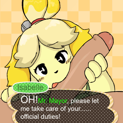hentai-leaf - Isabelle again from Animal Crossing, by various...
