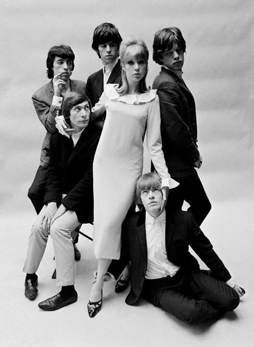 rolloroberson - Pattie Boyd with The Rolling Stones. Photo by John...