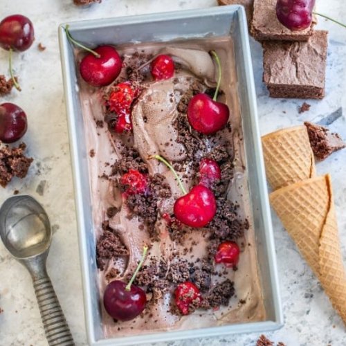 dessertgallery - No Churn Black Forest Ice Cream-Your source of...