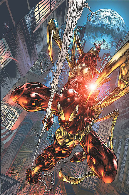 league-of-extraordinarycomics - Iron Spider-Man by Angel Medina.