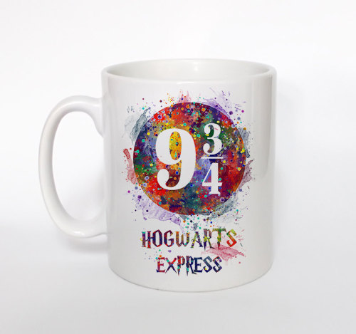sosuperawesome - Harry Potter watercolor mugs by ArtsPrint on...