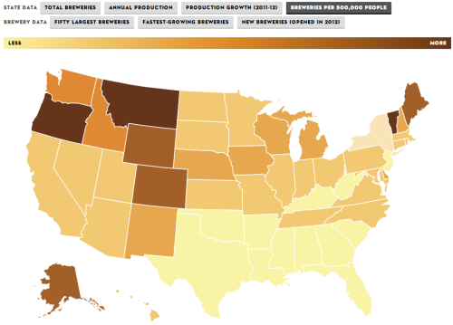 edwardspoonhands - Montana is third in breweries per capita. But...