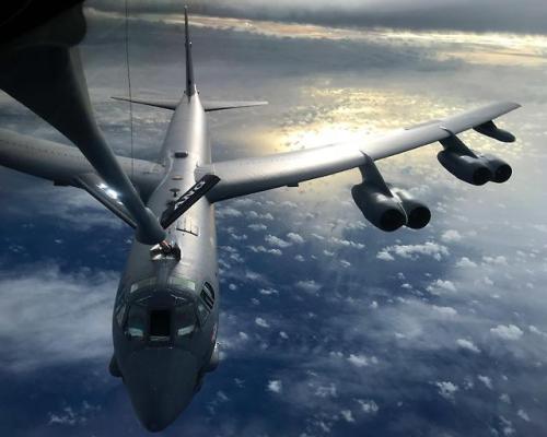 planesawesome - Indian Ocean – This B-52 Stratofortress is...