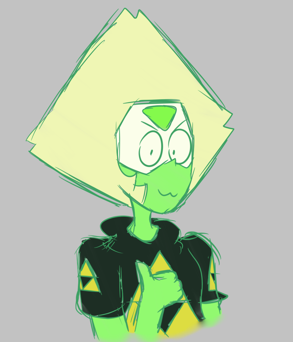 Anonymous said: Some wholesome peridot please Answer: ok now i have an excuse to draw Peridot with a TLOZ hoodie. ik this may not be “wholesome” and it’s just kinda random but damn i wanted to draw...