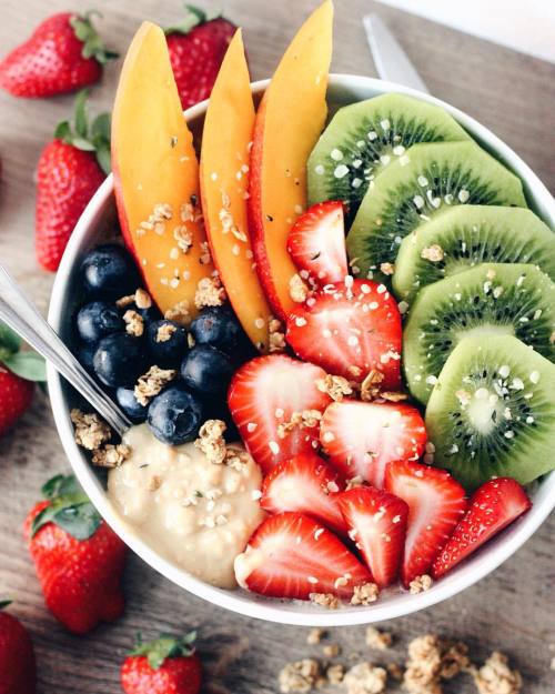 perfectiontales - aspoonfuloflissi - Oats with fruit or fruit...