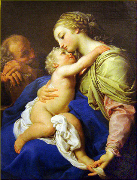 incultoytosco - Sagrada Familia. Pompeo Girolamo Batoni, ca. 1760....