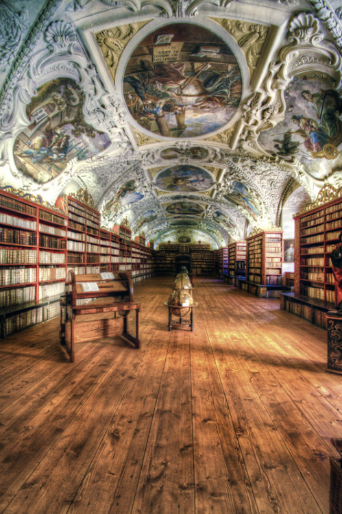allthingseurope - Strahov Monastery Library , Prague (by...